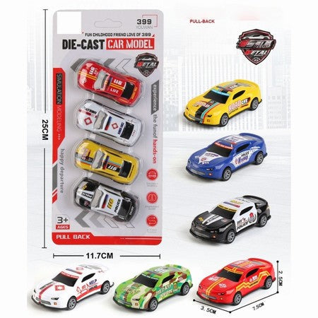 [CIL] 53240 4PCS REGENERATIVE POLICE CARS
