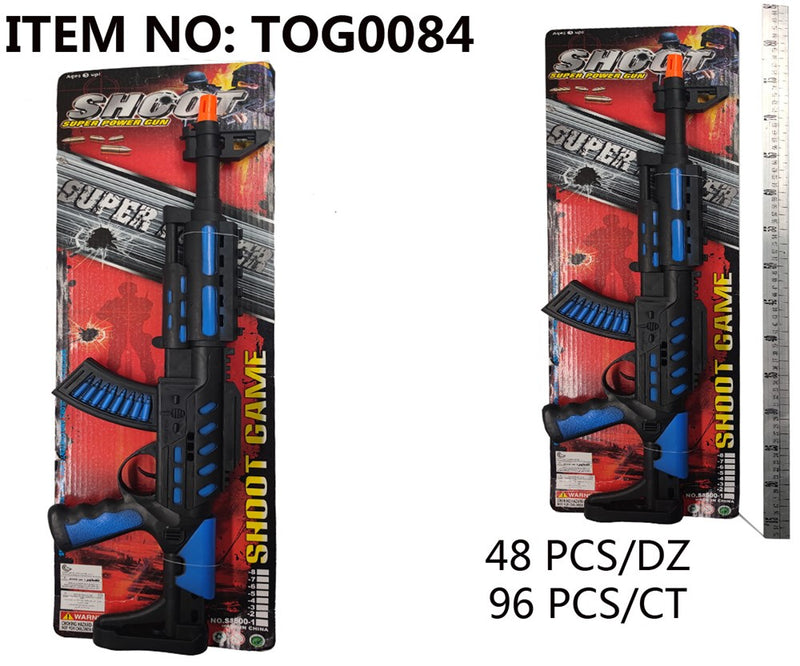 TOY ARMY GUN/SOUND &FLASHING 62CM