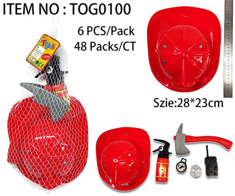 FIREFIGHTER TOYS SET FOR KIDS  6PCS