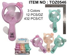MINI HAND FAN KITTY