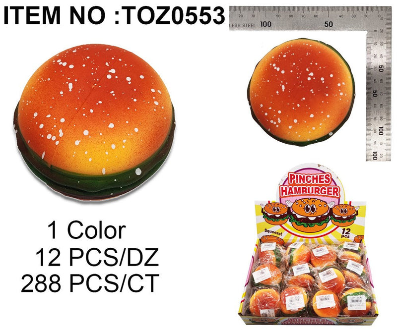 SQUEEZE HAMBURGER 10CM
