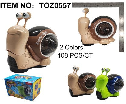 MUSICAL LIGHT UP CRAWLING SNAIL