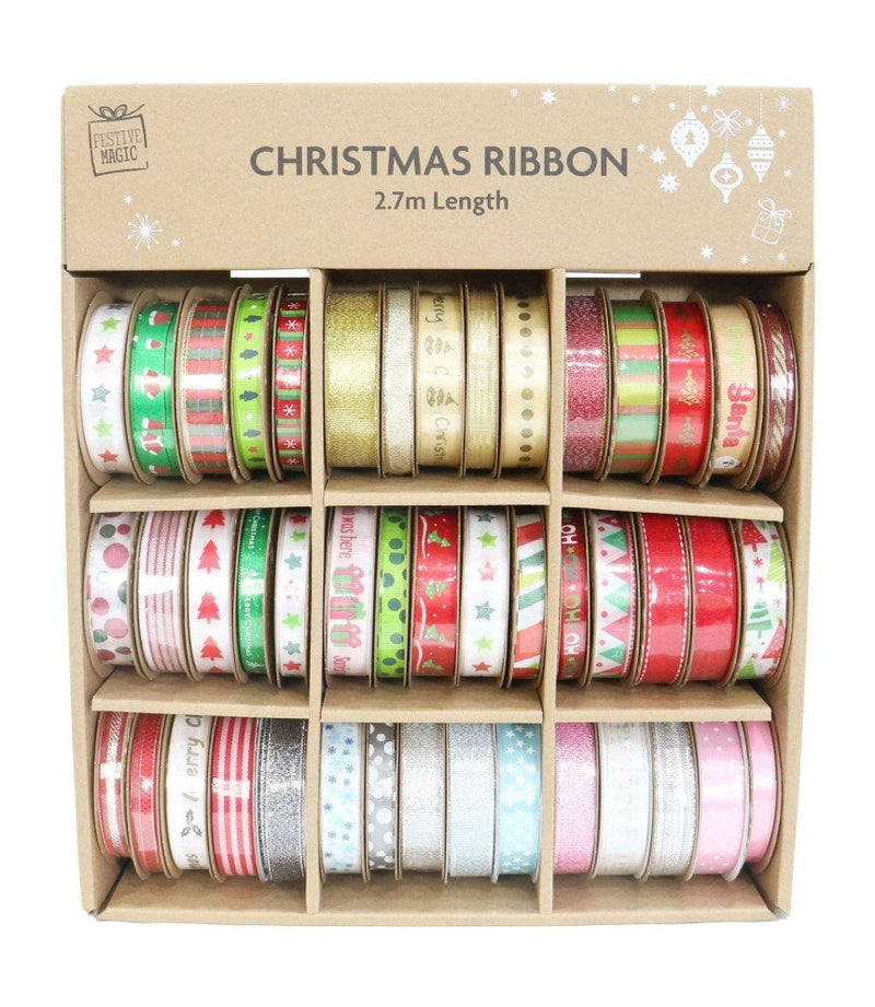RIBBON FESTIVE MIX 2.7m