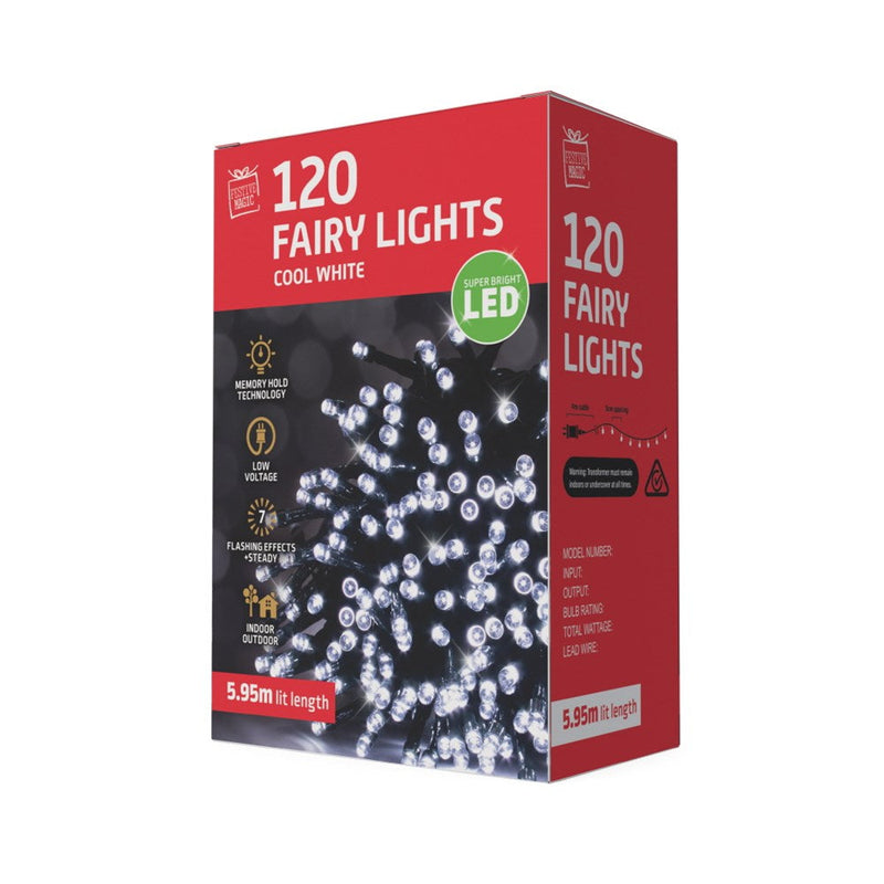 LEDs Flashing 120 Cool White [UBL] XB3436