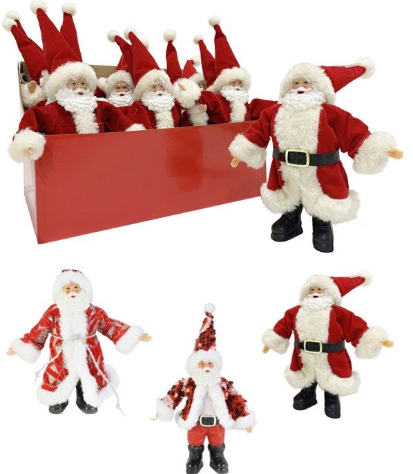 [UBL] XB4236 CLASSIC TABLE DECO SANTA 18cm