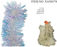 XMAS TINSEL 1.8M RAINBOW