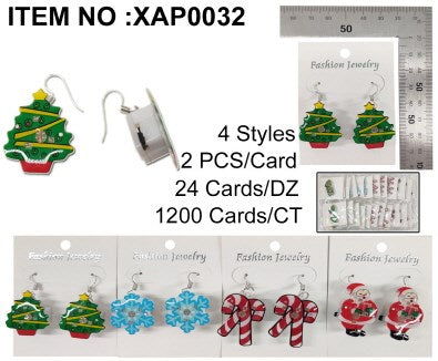 XMAS FLASHING EARRING
