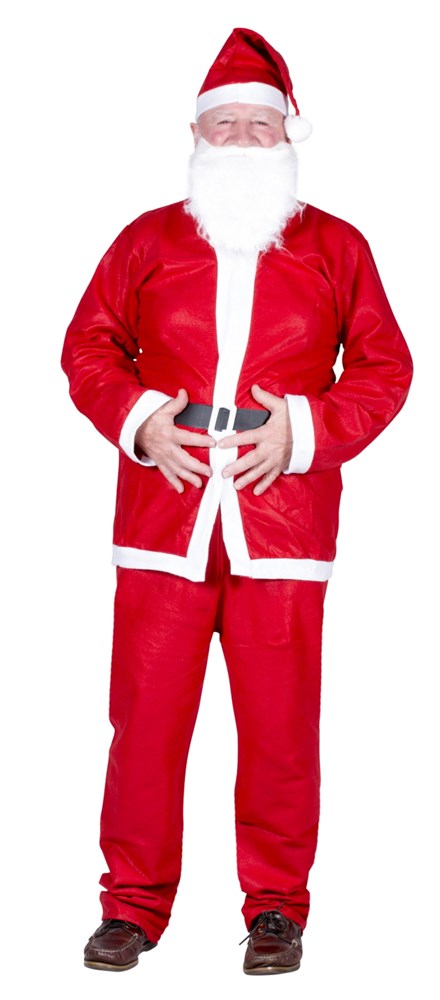 Santa Suit 5pc Adult  [UBL] XA0542