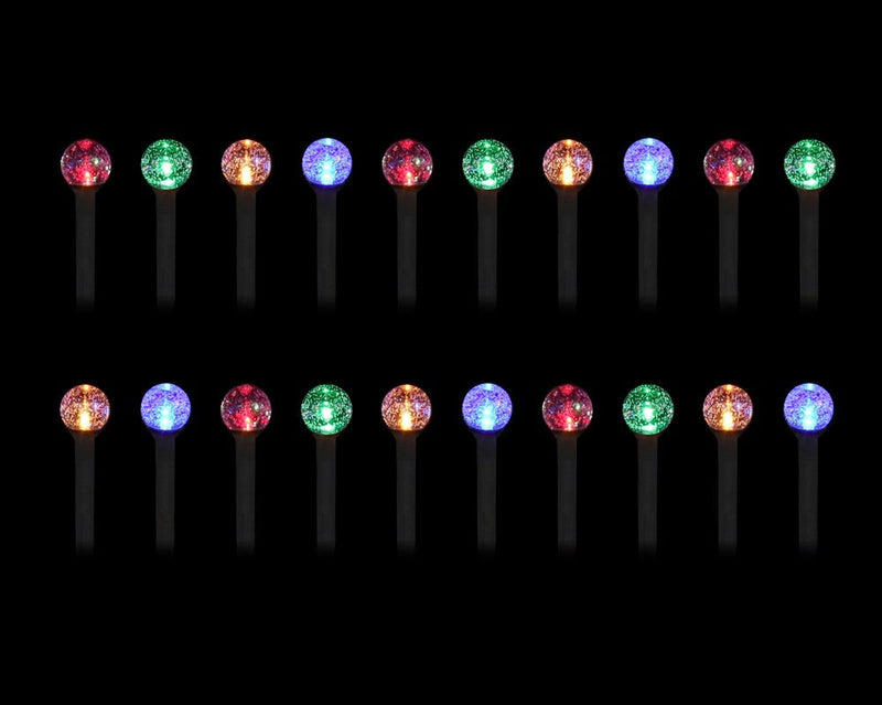 Solar LED Bubble Ball Multi Path Lights 20pk [UBL] XL0000323