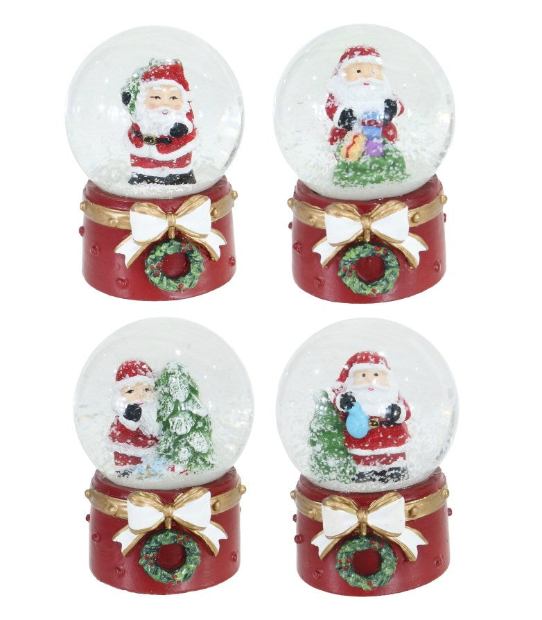 Santa Waterball 45mm Asst [UBL] XD4152