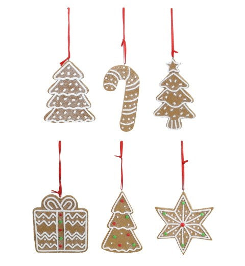 [UBL] XD3818 Gingerbread Sugar Cookie Deco Asst