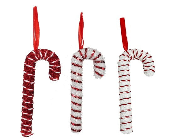 [UBL] XD3846 Hanging Foam Candycane Asst