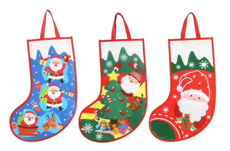 Stocking Pe Colourful Print 61cm Asst [UBL] XD0000287
