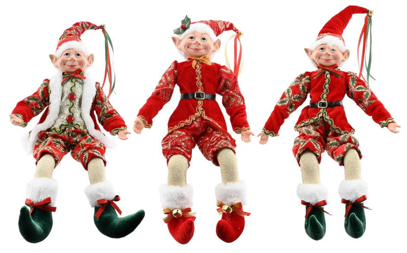 Royal Elf Doll Red-Green-Gold 43cm Asst [UBL] XD0000365