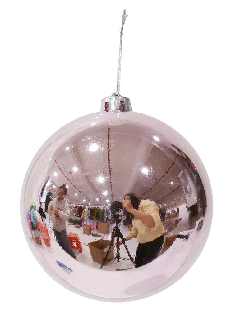 Bauble Shiny 15cm Lt Pink [UBL] XD0000451