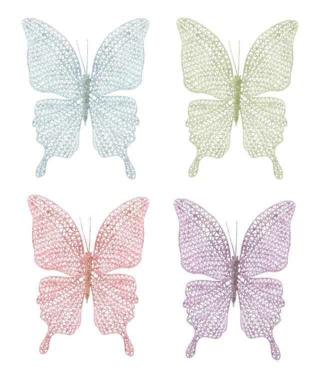 Pastel Delicate Butterfly Clip Asst [UBL] XD0000684