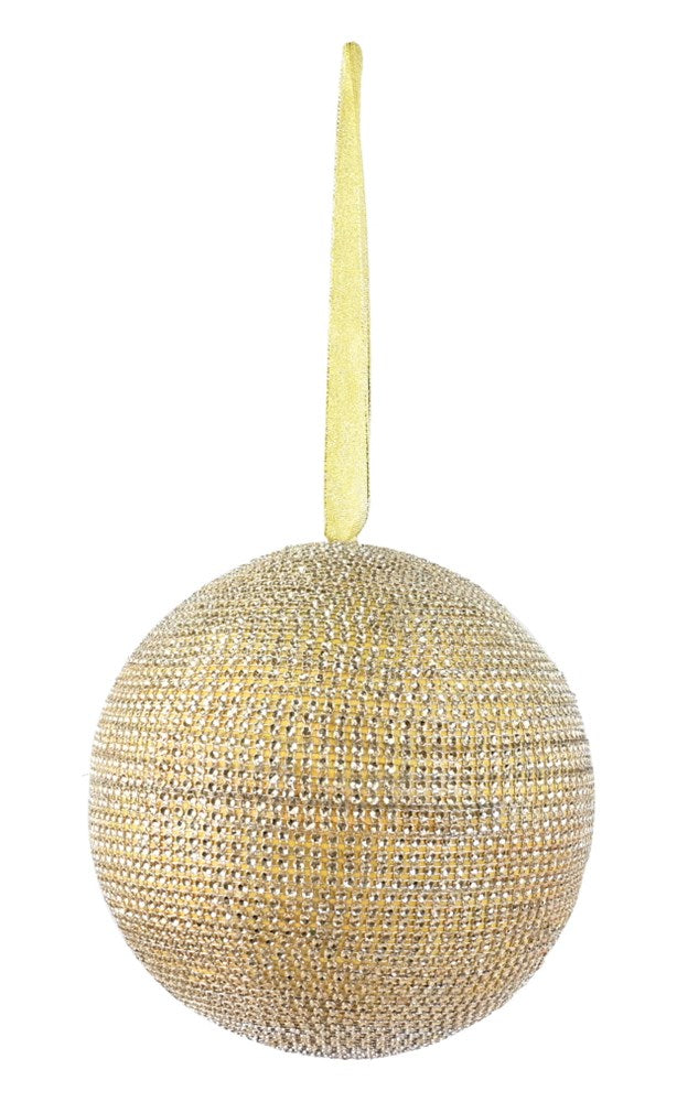 Sequin Bauble Champagne 20cm [UBL] XD0000825