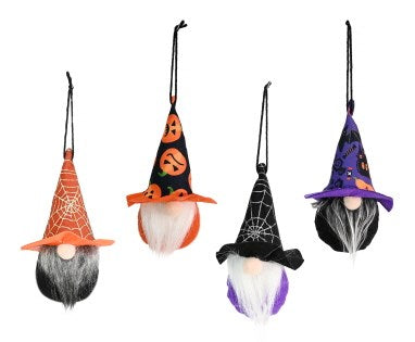 [UBL] XH8567 Halloween Hanging Gnome 15cm Asst