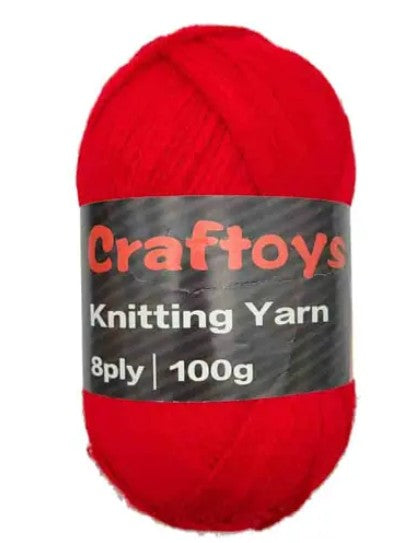 [MOT] YARN5002 100G KNITTING YARN RED