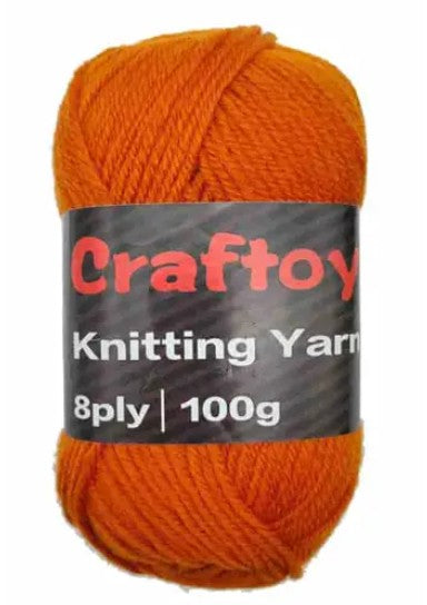 [MOT] YARN5009 100G 8 PLY ACRYLIC YARNS FOR KNITTING DARK YELLOW