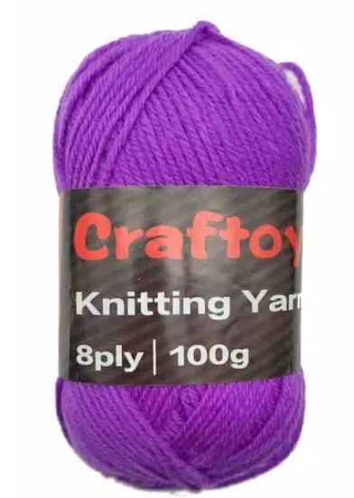 [MOT] YARN5011 100G KNITTING YARN PURPLE