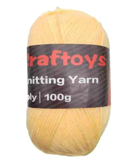[MOT] YARN5014 100G KNITTING YARN LIGHT YELLOW