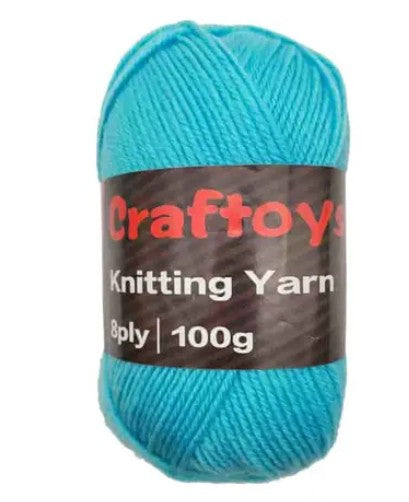 [MOT] YARN5028 100G KNITTING YARN CYAN