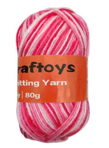 [MOT] YARN5054 YARN PINK AND WHITE